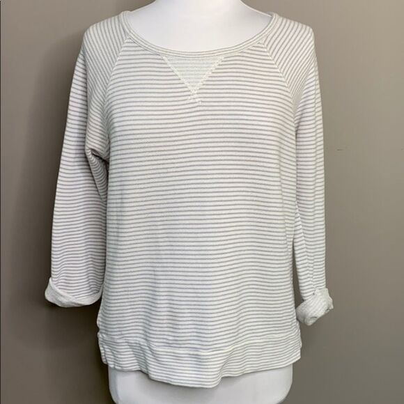 Soft joie Rolled Cuff Altair Sweater Blue/ Cream - Picture 4 of 6